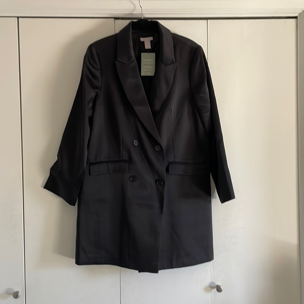 NWT H&M Silk Blazer Dress